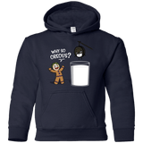 Sweatshirts Navy / YS Why So Oreous Youth Hoodie