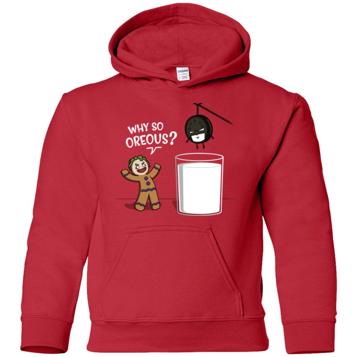 Sweatshirts Red / YS Why So Oreous Youth Hoodie