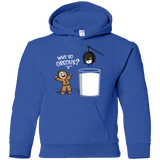 Sweatshirts Royal / YS Why So Oreous Youth Hoodie