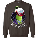 Sweatshirts Dark Chocolate / Small Why So Saurus Crewneck Sweatshirt