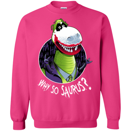 Sweatshirts Heliconia / Small Why So Saurus Crewneck Sweatshirt