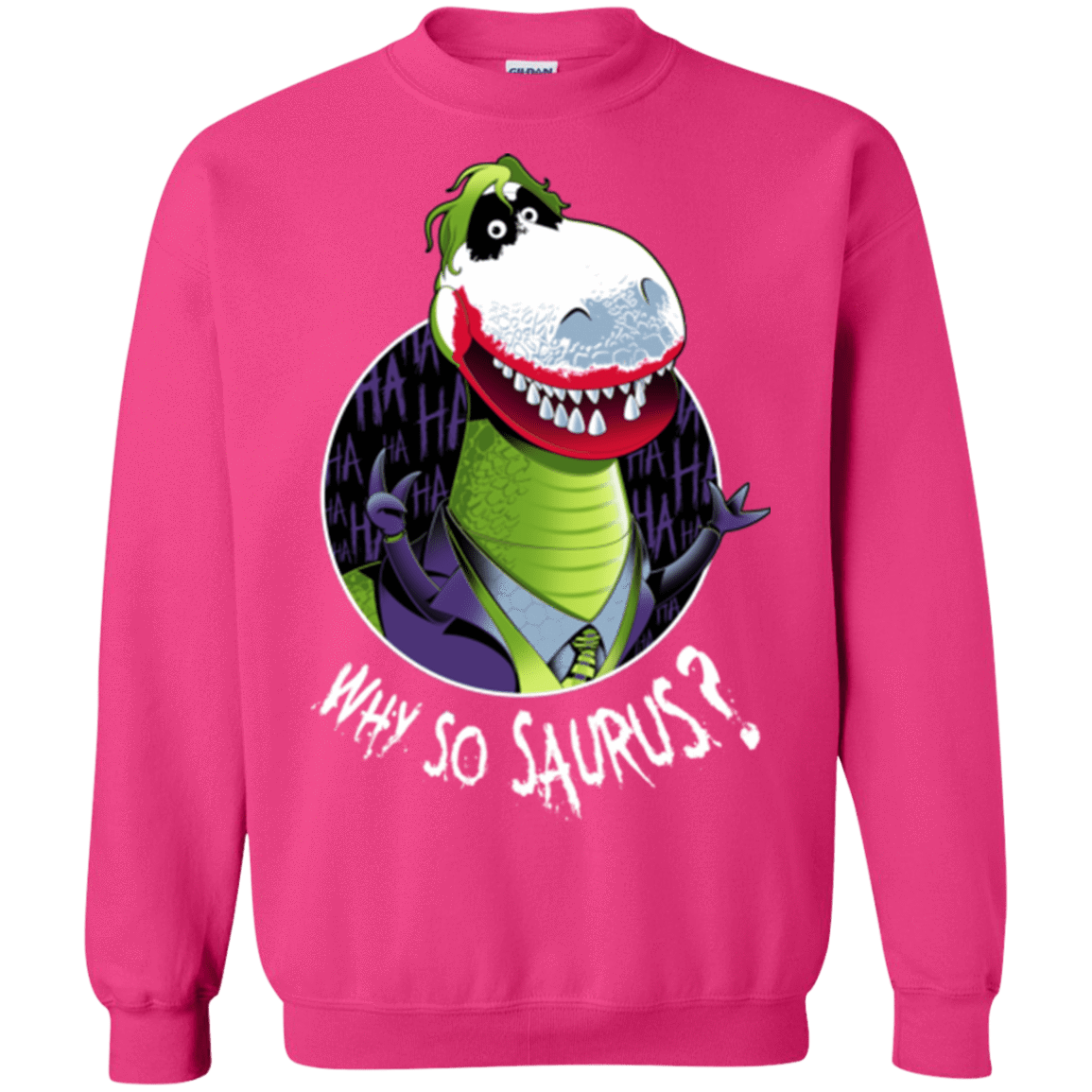 Sweatshirts Heliconia / Small Why So Saurus Crewneck Sweatshirt