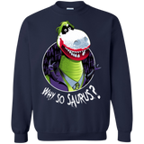 Sweatshirts Navy / Small Why So Saurus Crewneck Sweatshirt