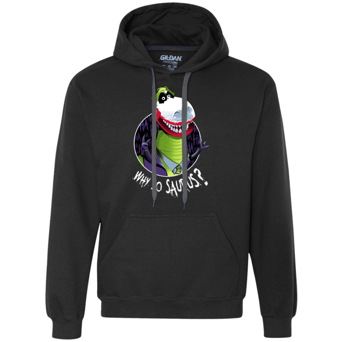 Sweatshirts Black / Small Why So Saurus Premium Fleece Hoodie