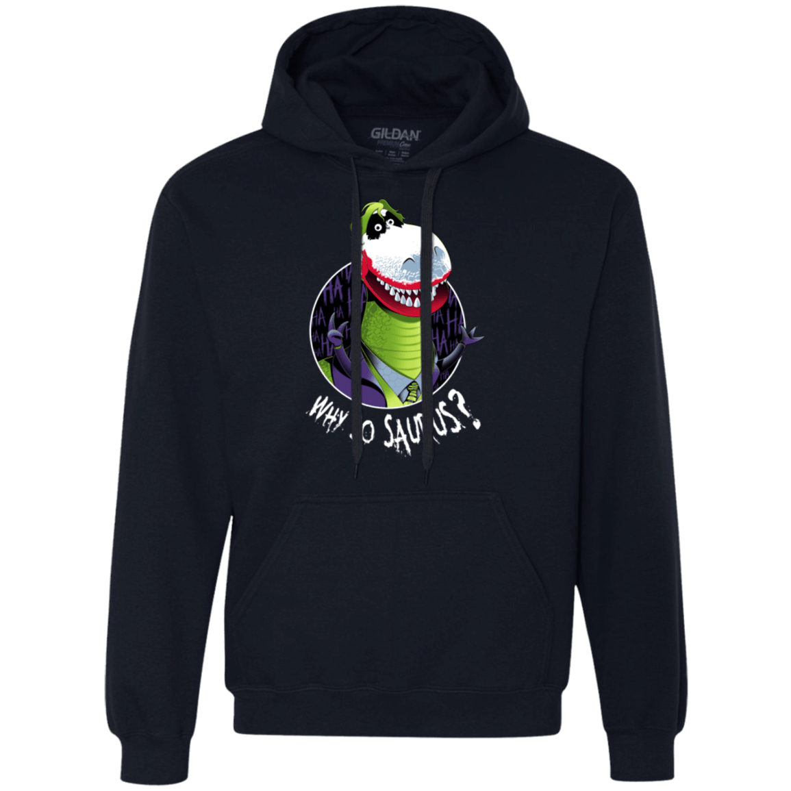 Sweatshirts Navy / Small Why So Saurus Premium Fleece Hoodie