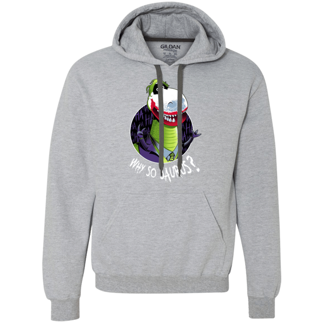 Sweatshirts Sport Grey / Small Why So Saurus Premium Fleece Hoodie