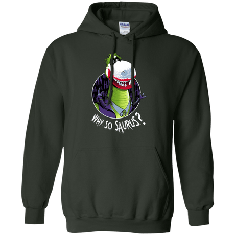 Sweatshirts Forest Green / Small Why So Saurus Pullover Hoodie