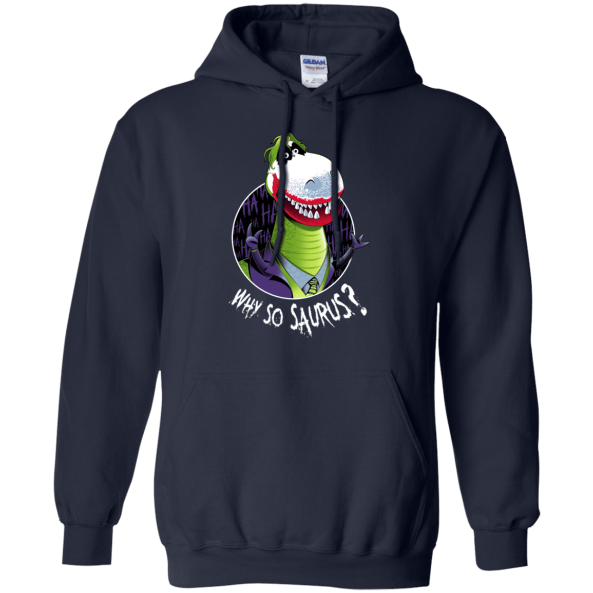 Sweatshirts Navy / Small Why So Saurus Pullover Hoodie