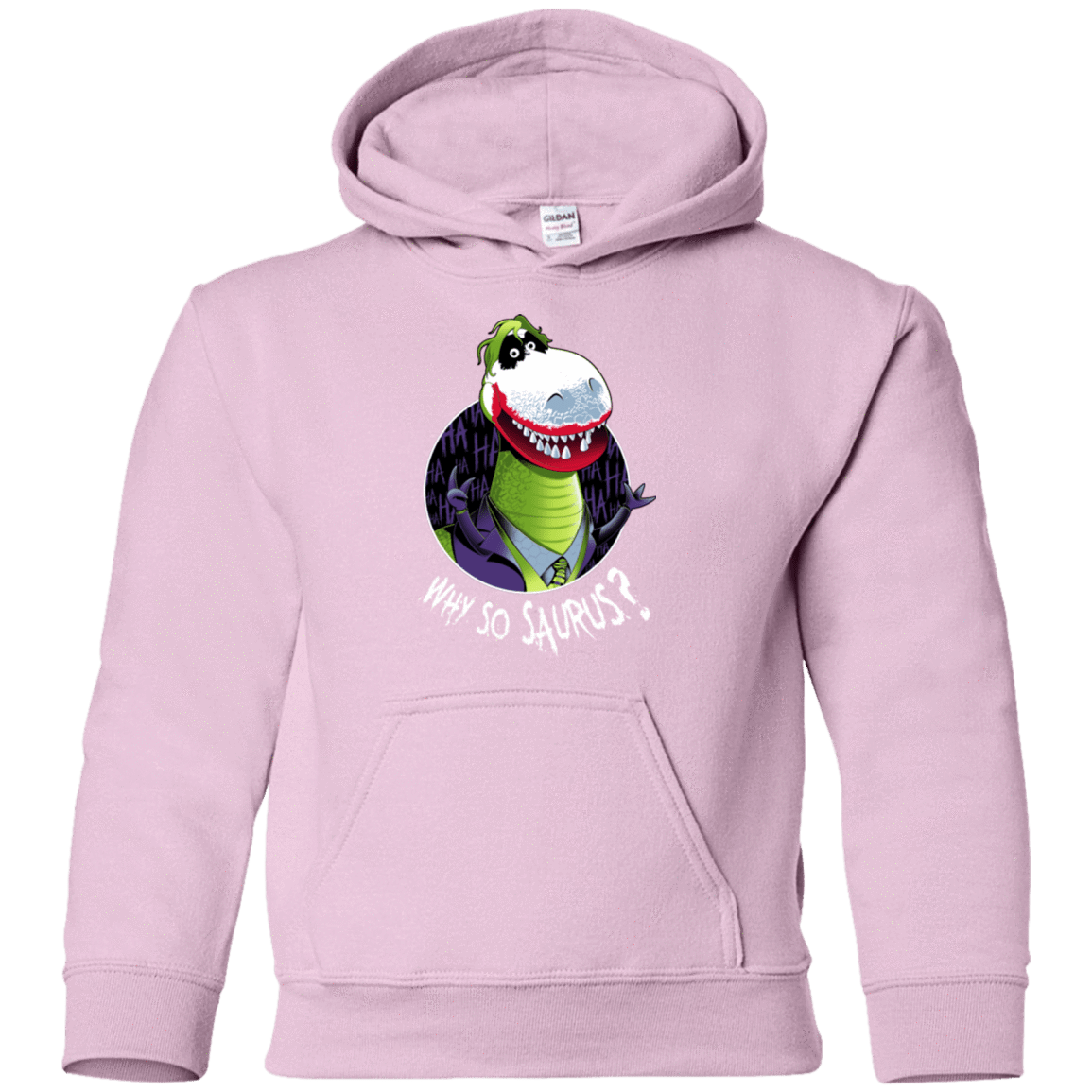 Sweatshirts Light Pink / YS Why So Saurus Youth Hoodie
