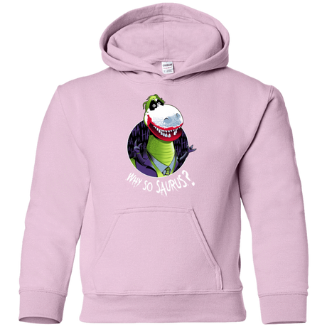 Sweatshirts Light Pink / YS Why So Saurus Youth Hoodie