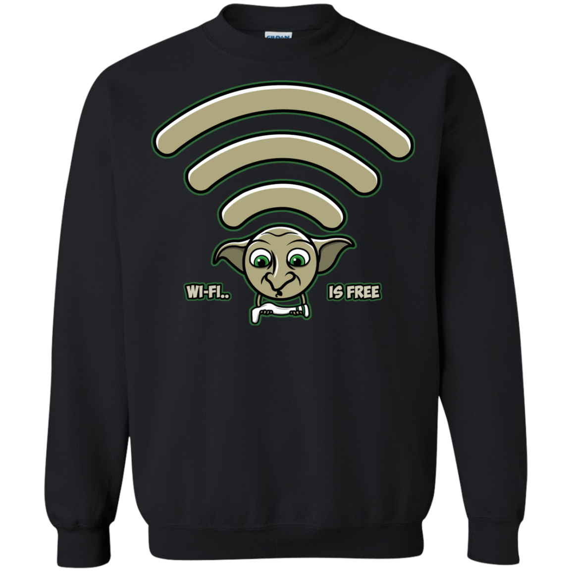 Sweatshirts Black / S Wi-fi is Free Crewneck Sweatshirt