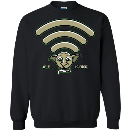 Sweatshirts Black / S Wi-fi is Free Crewneck Sweatshirt