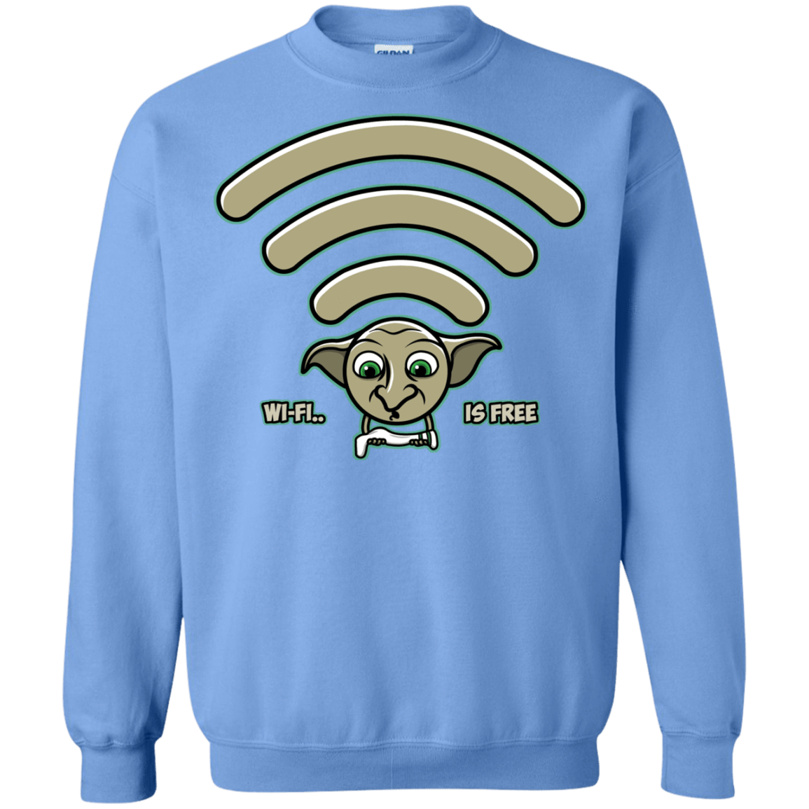 Sweatshirts Carolina Blue / S Wi-fi is Free Crewneck Sweatshirt