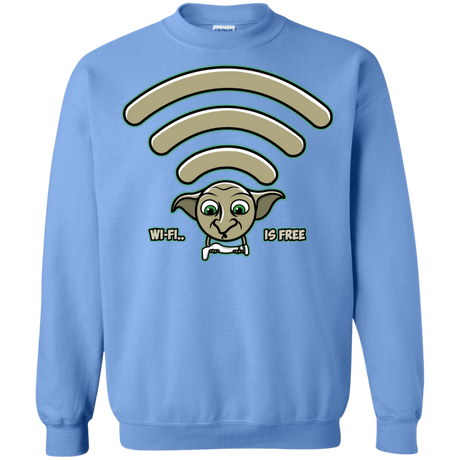 Sweatshirts Carolina Blue / S Wi-fi is Free Crewneck Sweatshirt