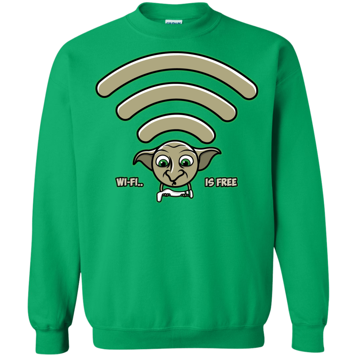 Sweatshirts Irish Green / S Wi-fi is Free Crewneck Sweatshirt