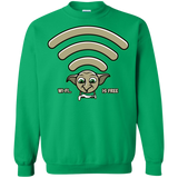 Sweatshirts Irish Green / S Wi-fi is Free Crewneck Sweatshirt