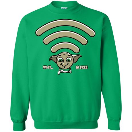 Sweatshirts Irish Green / S Wi-fi is Free Crewneck Sweatshirt