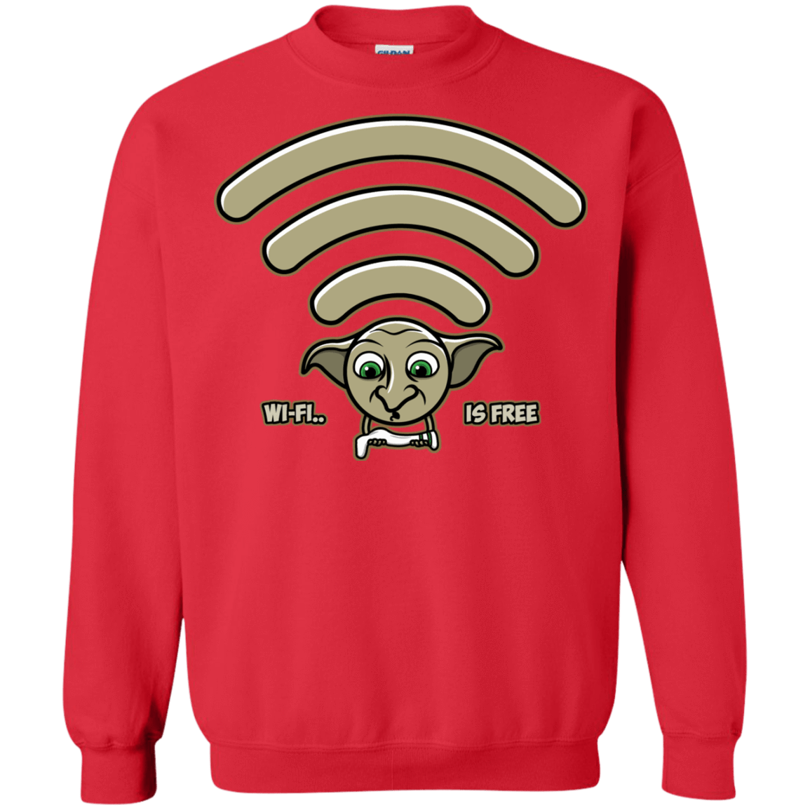 Sweatshirts Red / S Wi-fi is Free Crewneck Sweatshirt