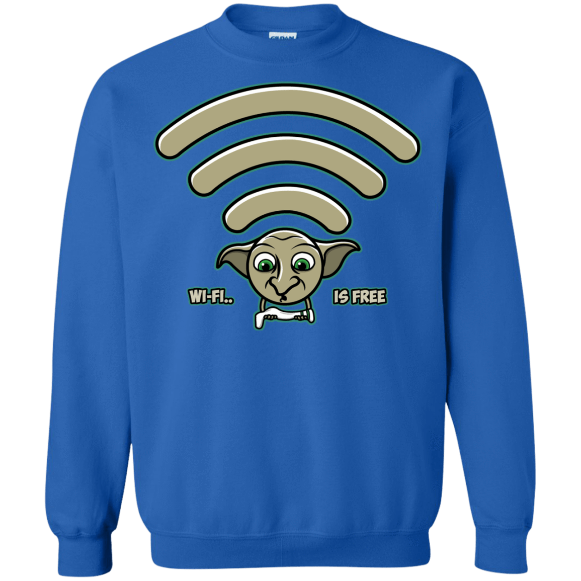 Sweatshirts Royal / S Wi-fi is Free Crewneck Sweatshirt