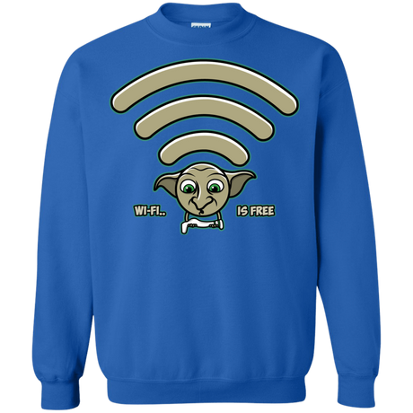 Sweatshirts Royal / S Wi-fi is Free Crewneck Sweatshirt