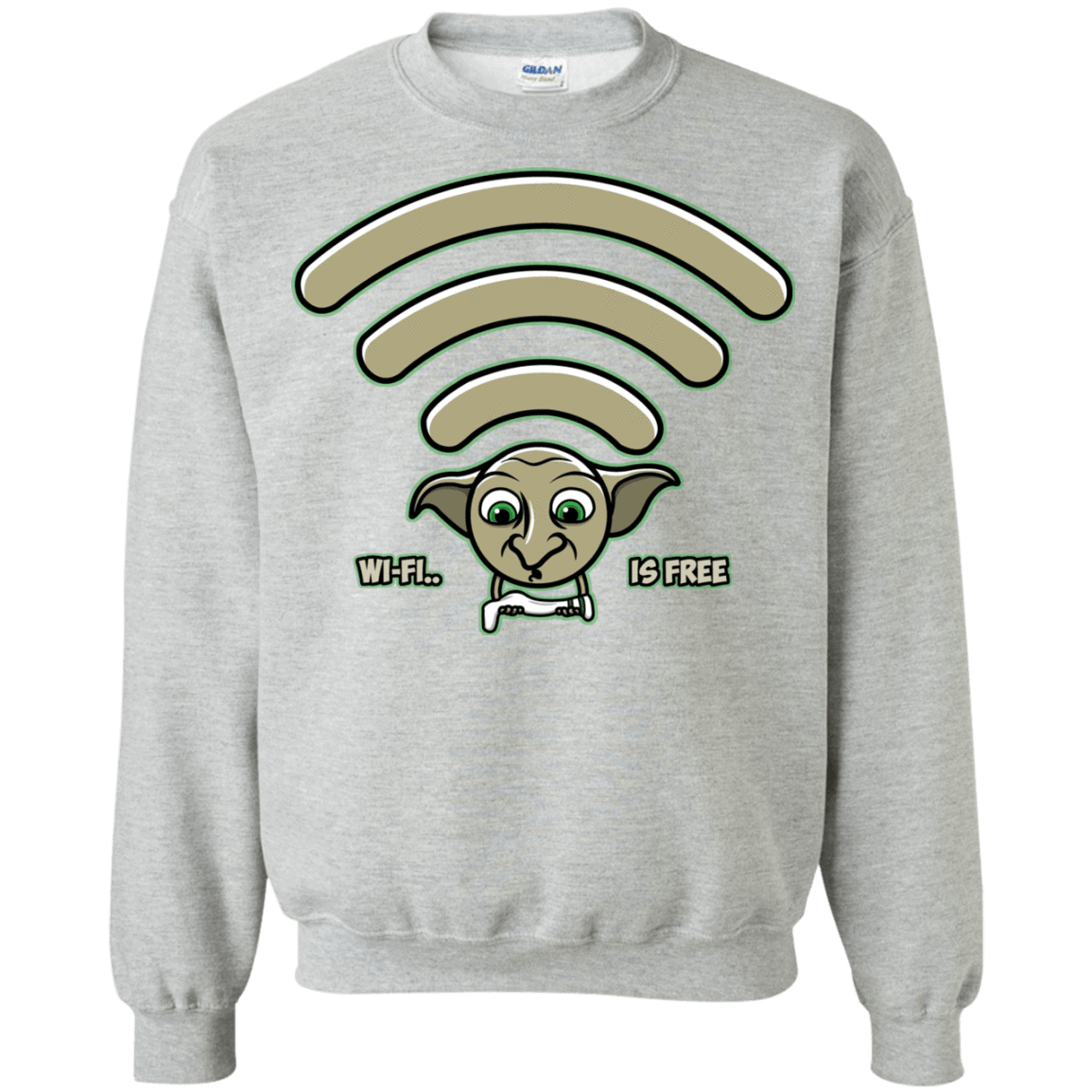 Sweatshirts Sport Grey / S Wi-fi is Free Crewneck Sweatshirt