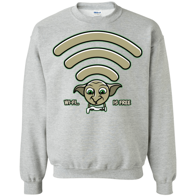 Sweatshirts Sport Grey / S Wi-fi is Free Crewneck Sweatshirt