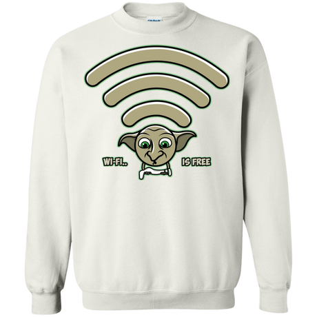 Sweatshirts White / S Wi-fi is Free Crewneck Sweatshirt