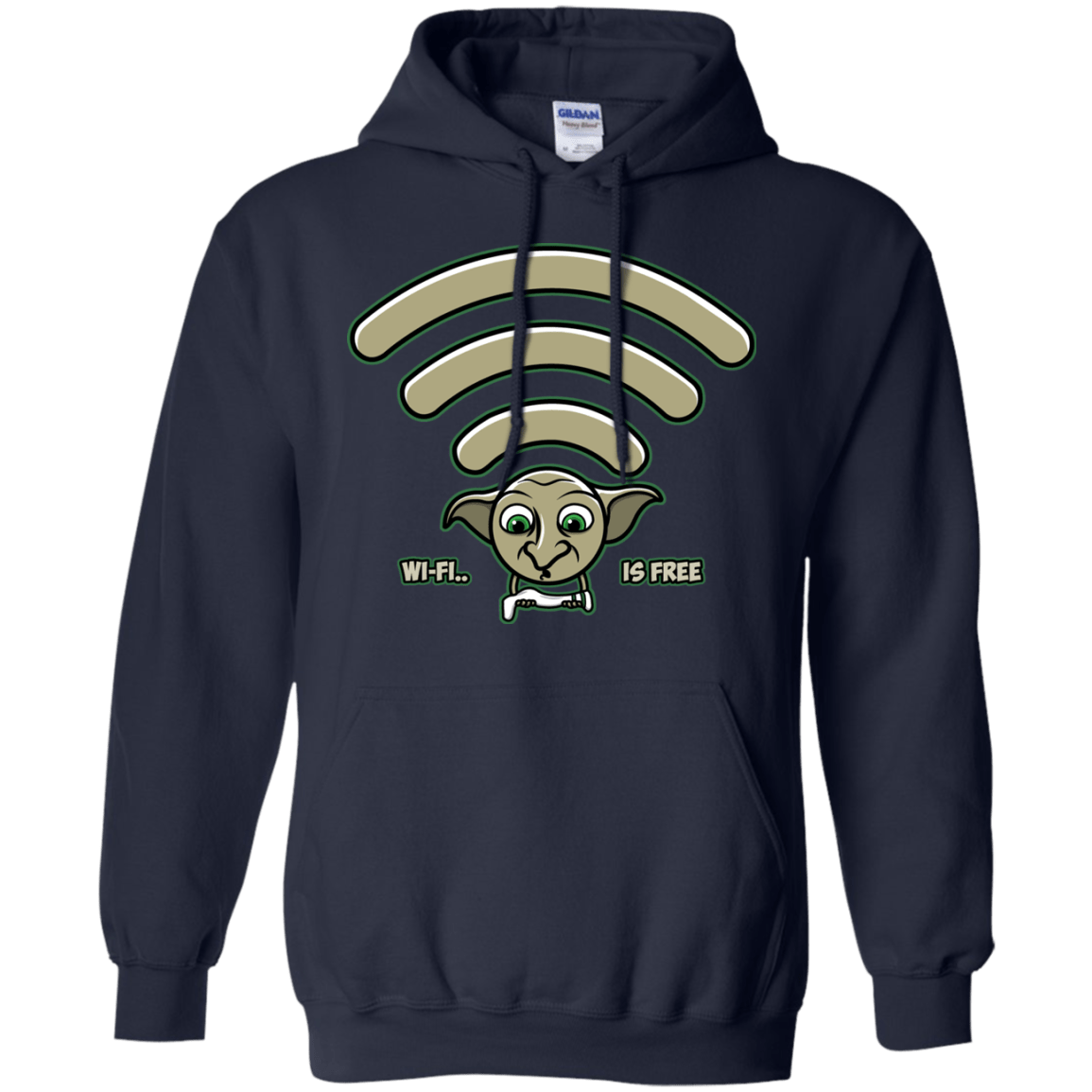 Sweatshirts Navy / S Wi-fi is Free Pullover Hoodie
