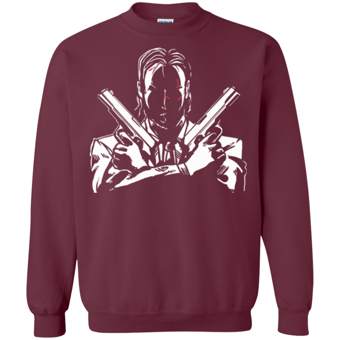 Sweatshirts Maroon / Small Wick Crewneck Sweatshirt