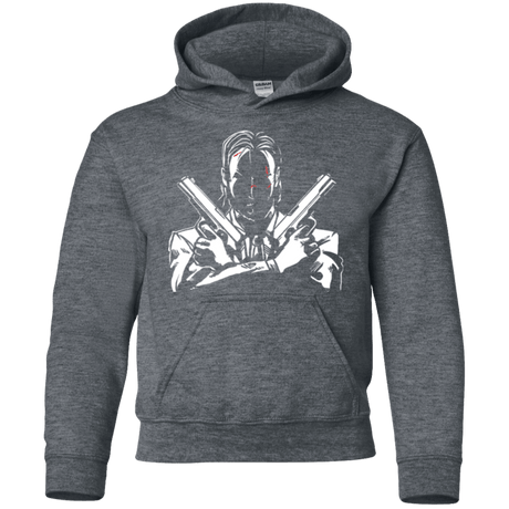Sweatshirts Dark Heather / YS Wick Youth Hoodie