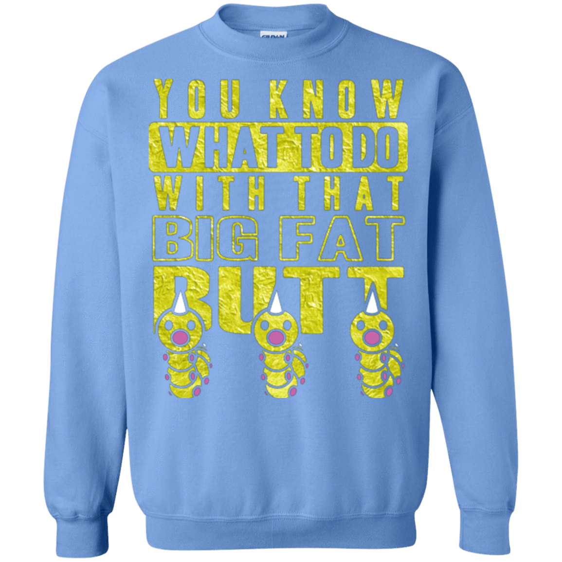 Sweatshirts Carolina Blue / Small Wiggle Wiggle Crewneck Sweatshirt
