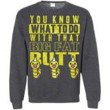 Sweatshirts Dark Heather / Small Wiggle Wiggle Crewneck Sweatshirt