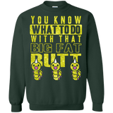 Sweatshirts Forest Green / Small Wiggle Wiggle Crewneck Sweatshirt