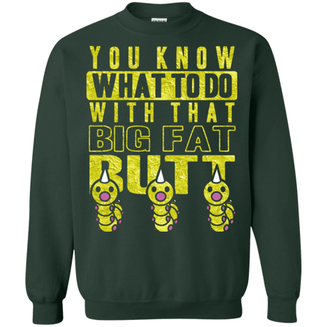 Sweatshirts Forest Green / Small Wiggle Wiggle Crewneck Sweatshirt