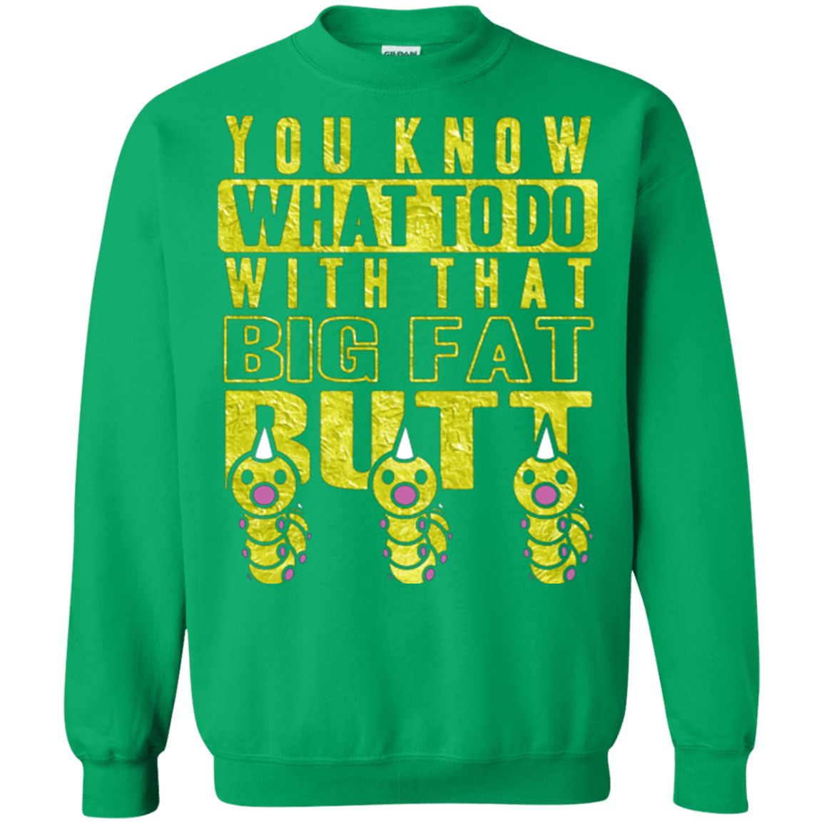 Sweatshirts Irish Green / Small Wiggle Wiggle Crewneck Sweatshirt