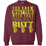 Sweatshirts Maroon / Small Wiggle Wiggle Crewneck Sweatshirt