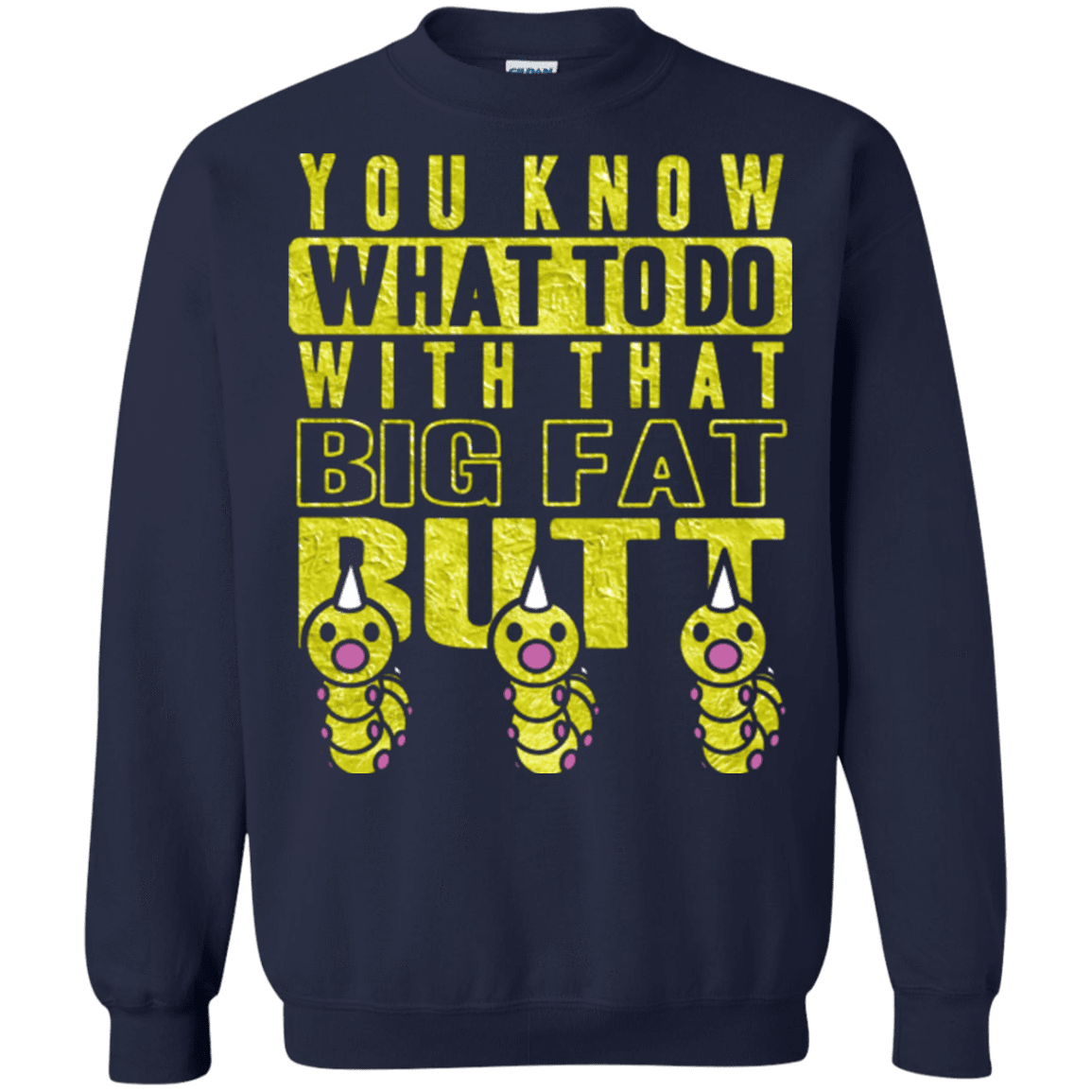 Sweatshirts Navy / Small Wiggle Wiggle Crewneck Sweatshirt