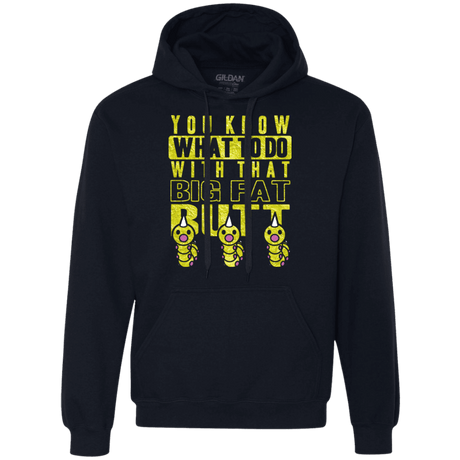 Sweatshirts Navy / Small Wiggle Wiggle Premium Fleece Hoodie