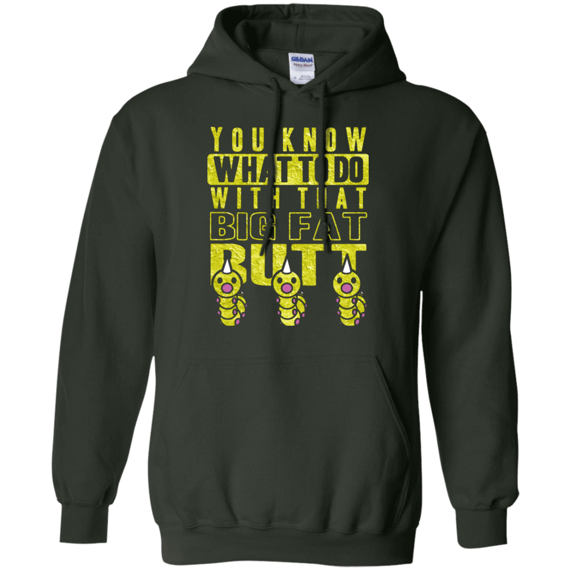 Sweatshirts Forest Green / Small Wiggle Wiggle Pullover Hoodie
