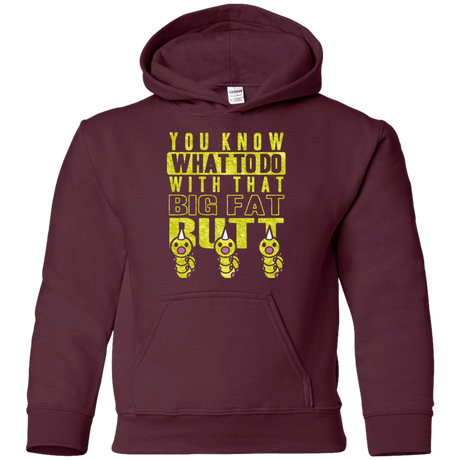 Sweatshirts Maroon / YS Wiggle Wiggle Youth Hoodie