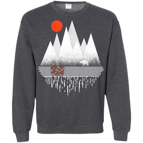 Sweatshirts Dark Heather / S Wild Bear Crewneck Sweatshirt