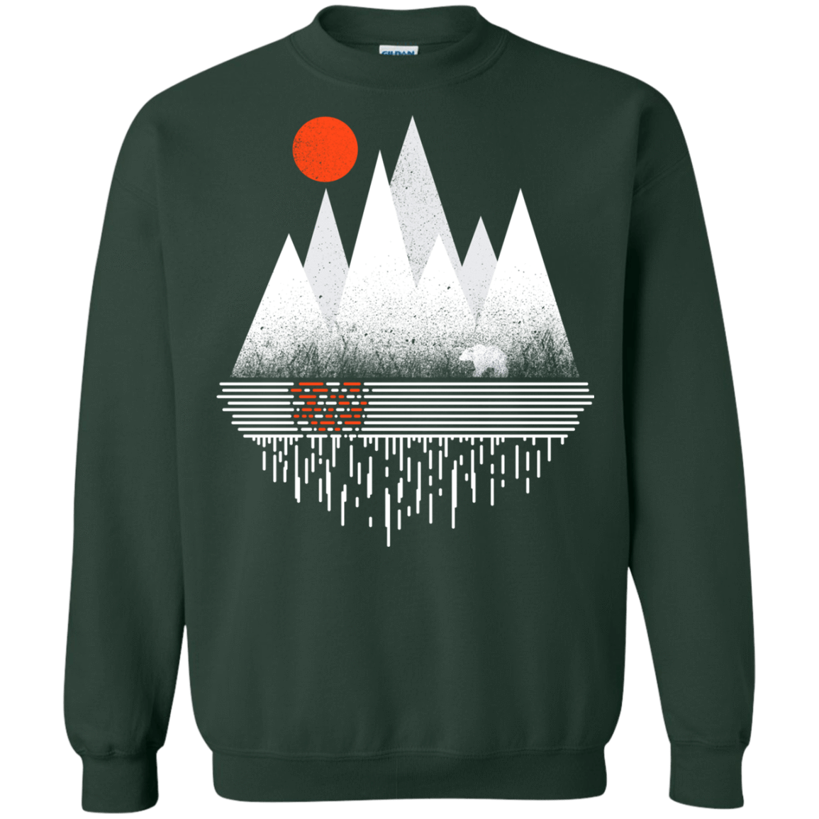 Sweatshirts Forest Green / S Wild Bear Crewneck Sweatshirt