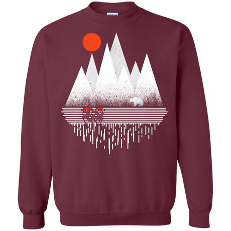 Sweatshirts Maroon / S Wild Bear Crewneck Sweatshirt