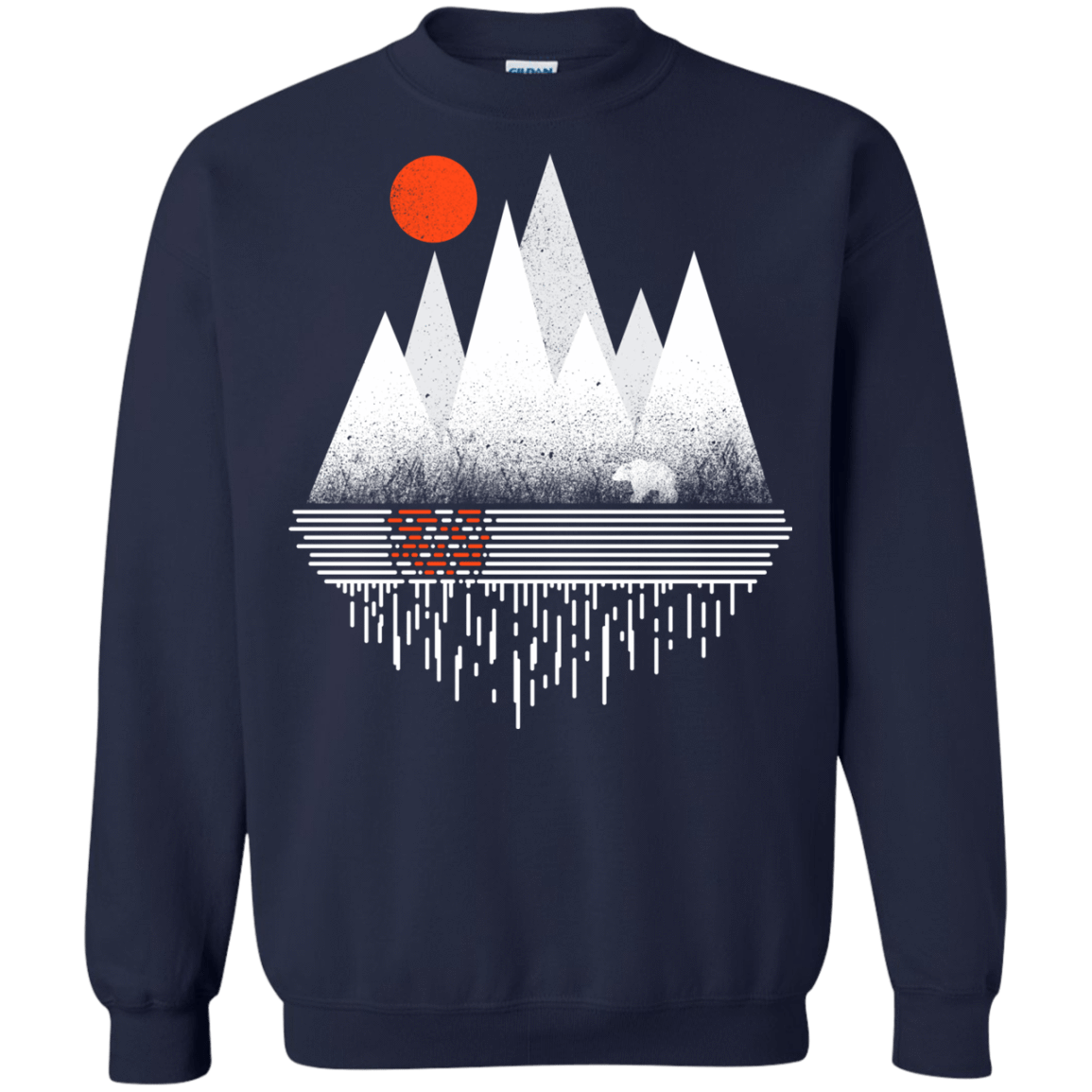 Sweatshirts Navy / S Wild Bear Crewneck Sweatshirt