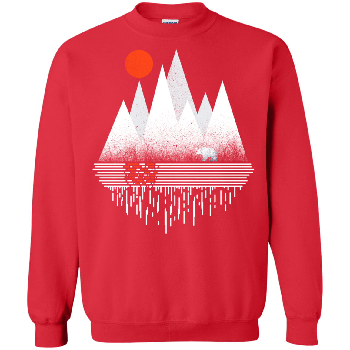 Sweatshirts Red / S Wild Bear Crewneck Sweatshirt