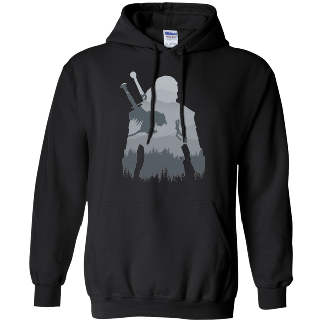 Sweatshirts Black / Small Wild silhouette Pullover Hoodie