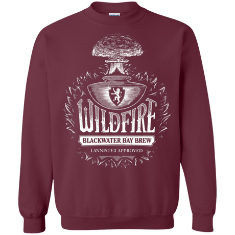 Sweatshirts Maroon / Small Wildfire Crewneck Sweatshirt