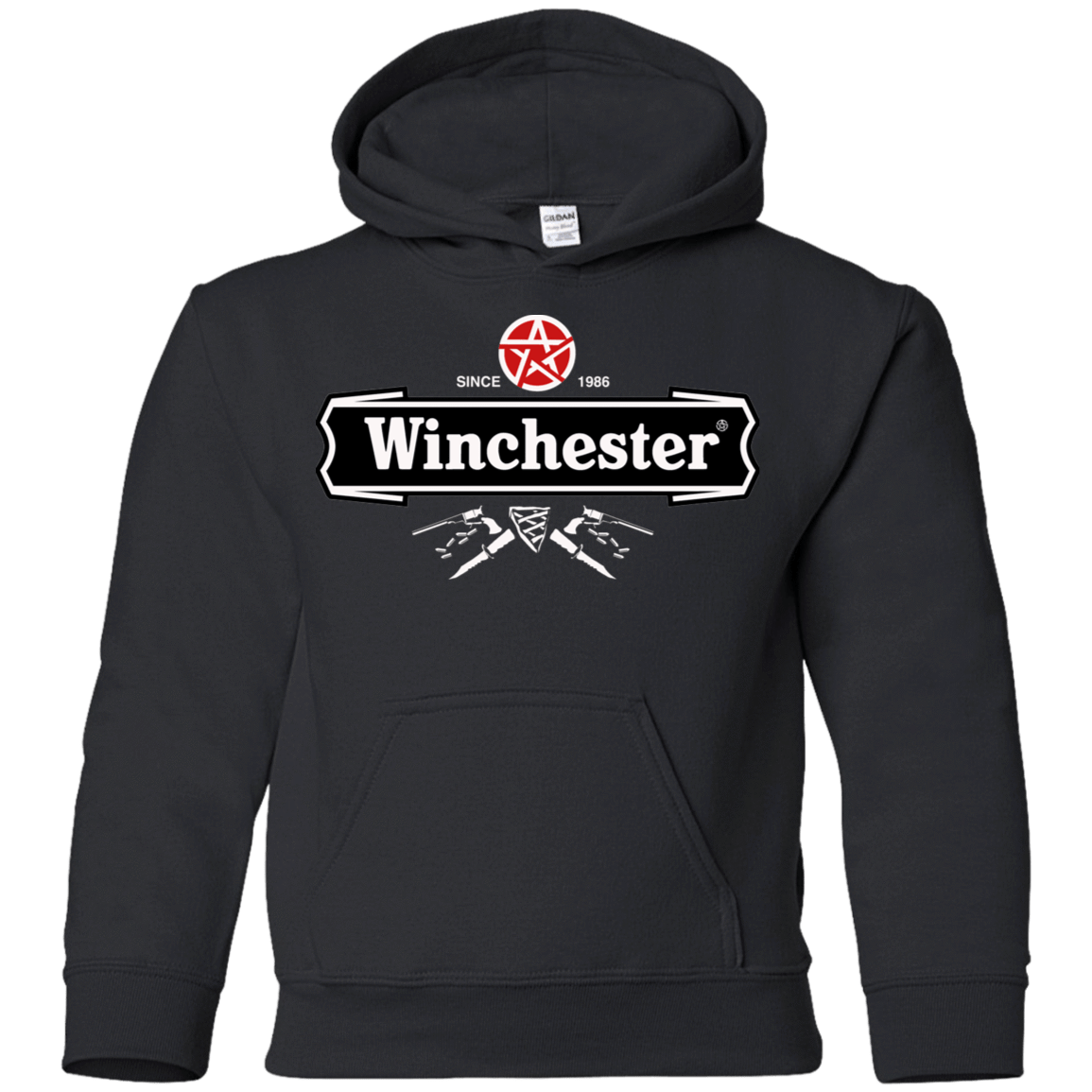 Sweatshirts Black / YS Winchester Beer Youth Hoodie