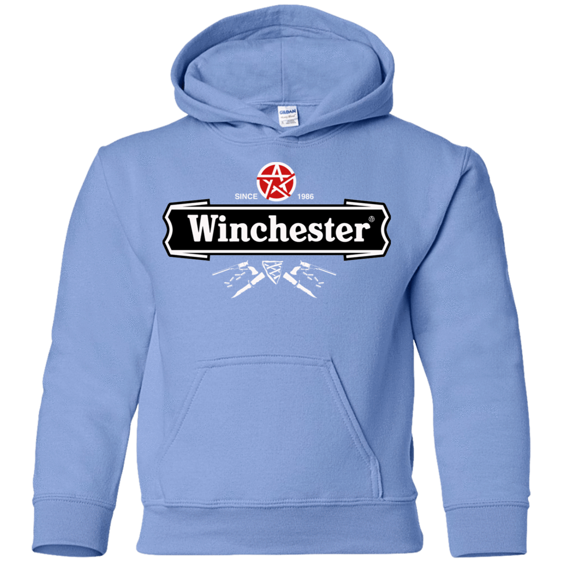 Sweatshirts Carolina Blue / YS Winchester Beer Youth Hoodie
