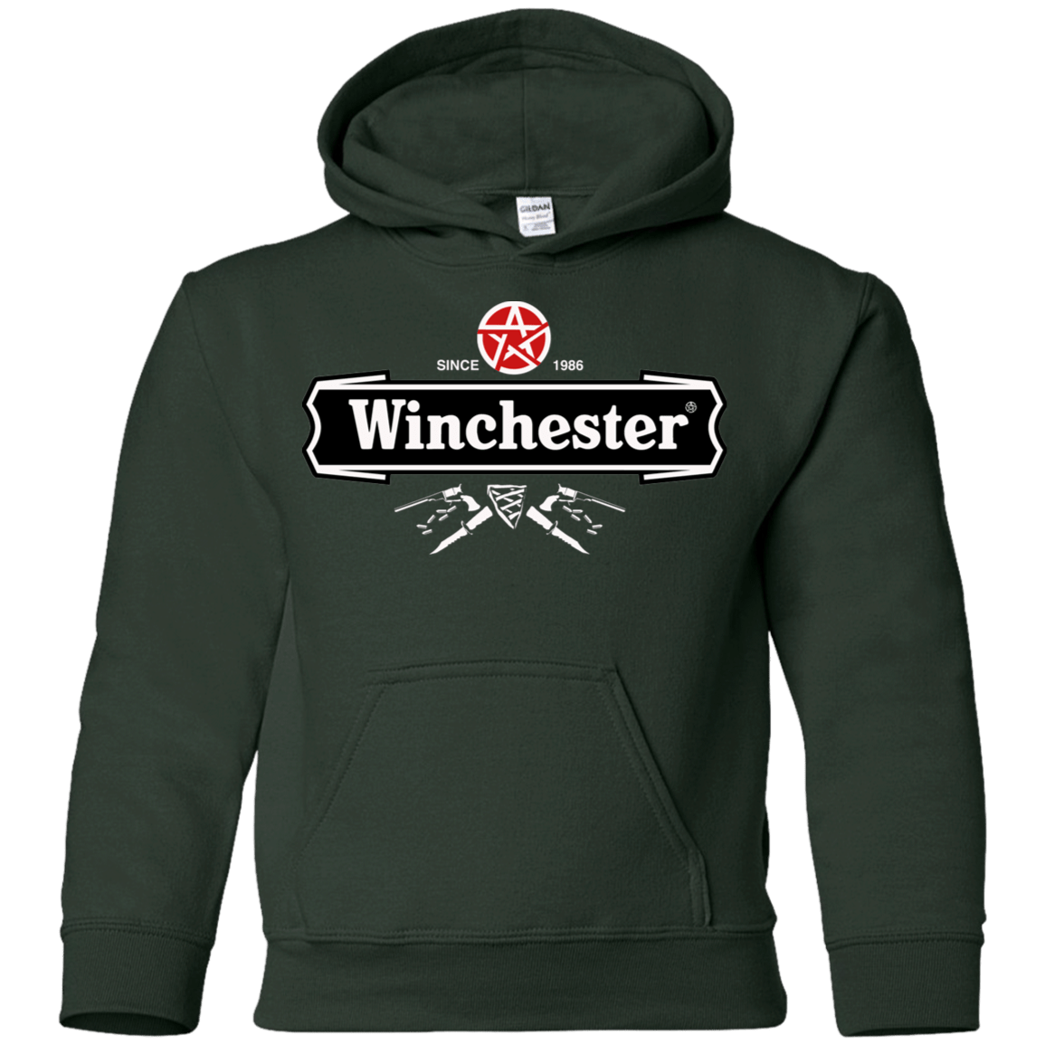 Sweatshirts Forest Green / YS Winchester Beer Youth Hoodie
